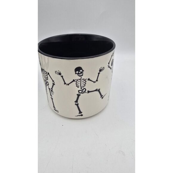 2~ Halloween “Spooky” Ghost Black 15oz & Dancing Skeletons Coffee / Tea Mug NEW - Picture 14 of 16